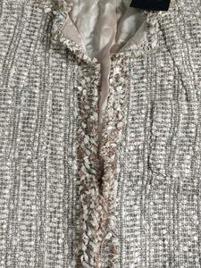 beige bommer jacket
