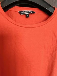 Chic Orange &amp; White Floral Tops Set