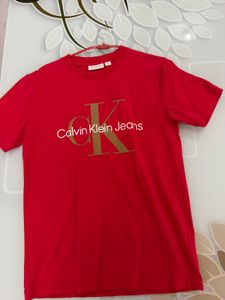 Calvin Klein Jeans Red T-Shirt