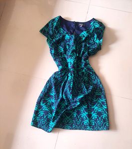 Printed Fit & Flare Dress