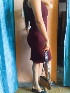 ❤️🌸Burgundy Bodycon Mini Dress❤️🌸