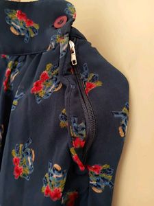 Brand New Floral Blue Skirt
