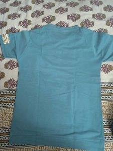 Men's Blue Graphic T-Shirt