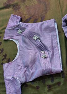 Sparkly Lilac Lehenga Choli Set