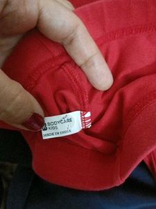 Girls Red &amp; Pink Leggings Set
