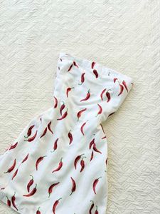 Fun Chili Pepper Print Dress🌶️