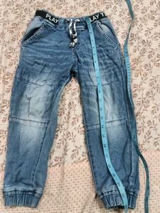 Boy's Denim Joggers