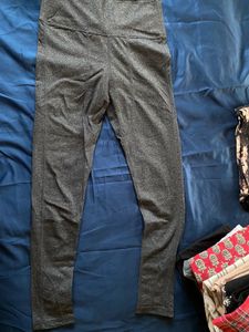 charcoal black sport Heathered Leggings