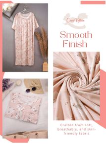 Comfortable Floral Nightgown