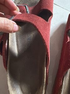 Authentic Suede Birkenstock slippers