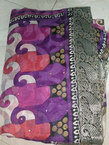 Vibrant Printed Saree