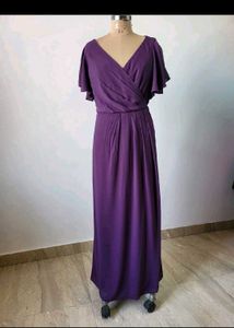 Elegant Purple Maxi Dress