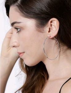Silver Hoop Earrings