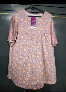 Pink Floral lounge top