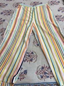 Women Stripes Trousers