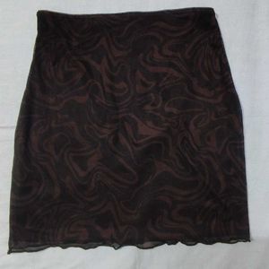 brown mini skirt  SALE!!