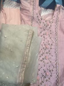 Elegant Pink Kurta Set with Dupatta