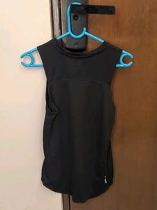 HRX Black Sleeveless Athletic Top
