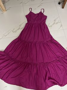 sleeveless tiered maxi dress