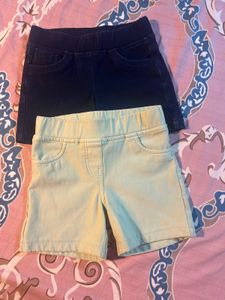 Tiny girl shorts combo 4-5Y