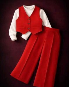 Kids Red Formal Outfit