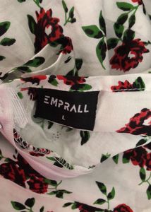 White Printed Dress(Women’s)