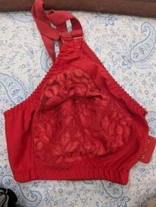 Red Lace Bra good quality 44B