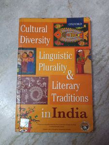 Cultural Diversity, Linguistic Plurality & Literar