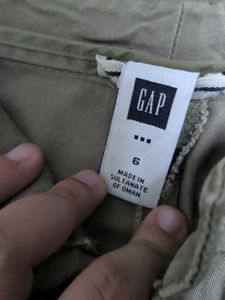 Y2K Grungy Khaki Cargo Capris