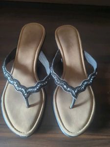 Beaded Thong Sandals UK37
