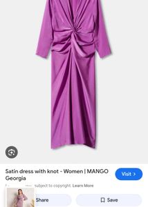 Purple Midi Bodycon Dress