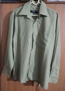 Men's Olive Green Casual Shirt