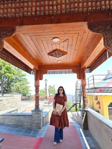 brown midi dress