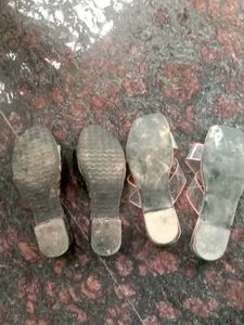 Stylish Transparent Strap Sandals combo set