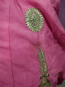 Pink Anarkali kurta