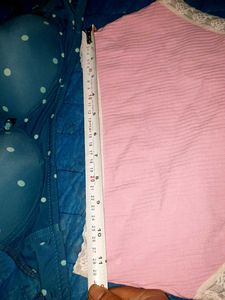 Cute Polka Dot Bra &amp; Pink Lace Panty Set