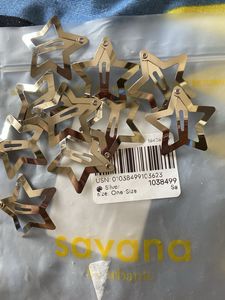 Star Hair Clips - 10 Pcs