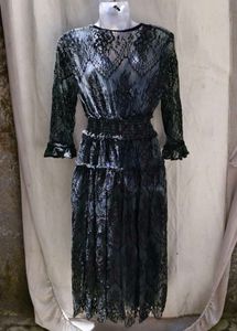 I. Elegant Lace Midi Dress