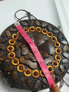 #not used#Unique Round Clutch Bag