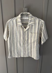 Boys Striped Short Sleeve Shirt