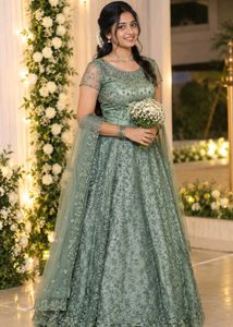 Elegant Sequined Lehenga Choli Set