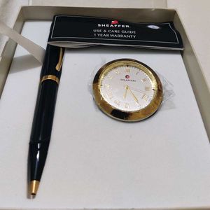 Sheaffer Pen and Desk Clock Set