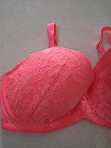 Lace Trimmed Padded Bra