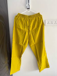 Yellow Embroidered Kurta