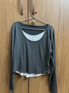 Layered Long Sleeve Top