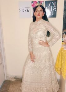 Designer Adi’s Ivory floor Length Anarkali Gown