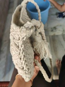 Handmade Macrame Clutch