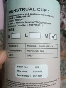 Crawler Menstrual Cup