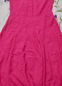 Vibrant Pink Anarkali Kurta