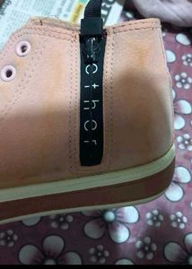 Stylish Pink High-Top Sneakers